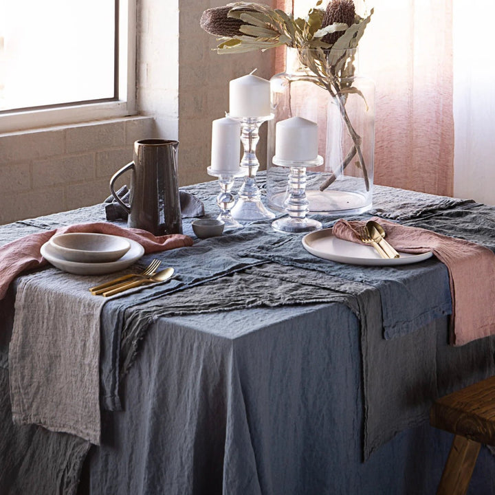 Basix Linen Runner | Tempest - Suzie Anderson Home