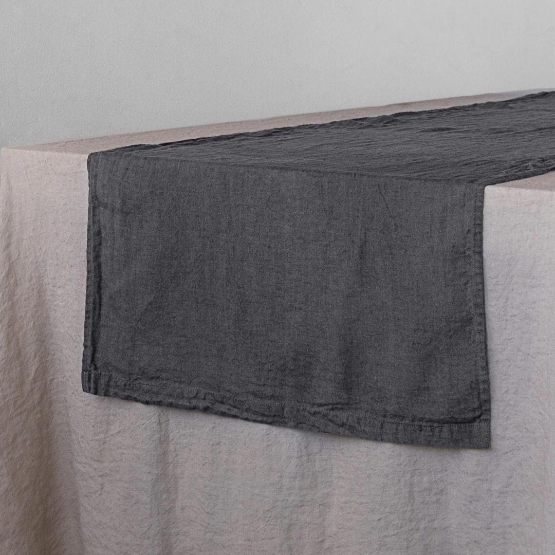 Basix Linen Runner | Tempest - Suzie Anderson Home
