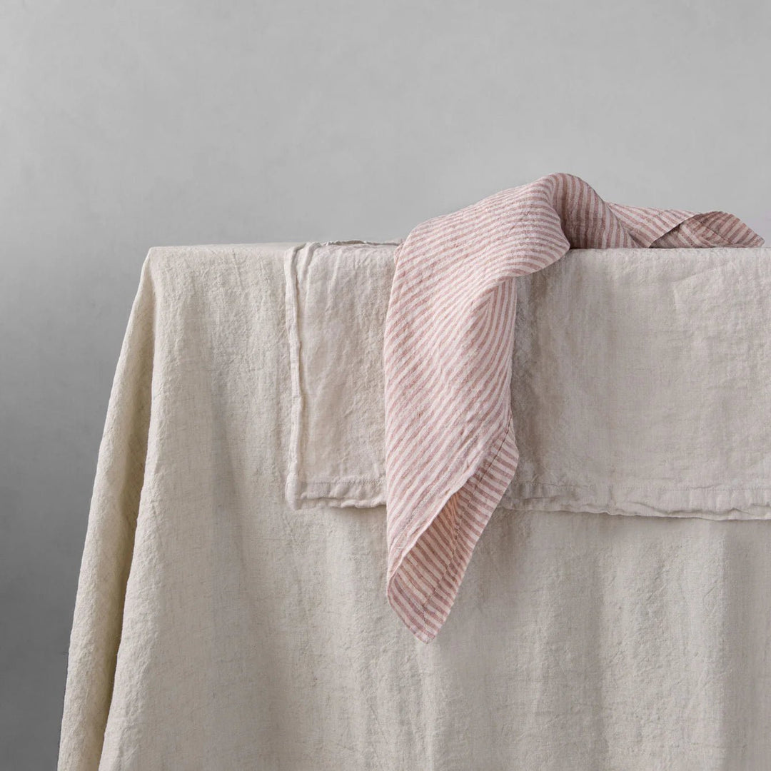 Basix Napkin Small Stripe | Rosa/Floss - Suzie Anderson Home