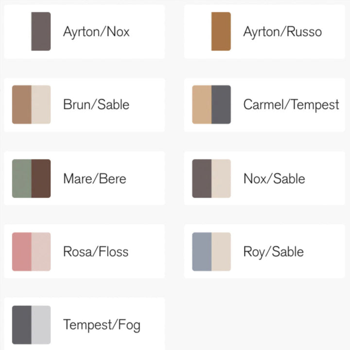 Basix Napkin Small stripe | Tempest/Fog - Suzie Anderson Home