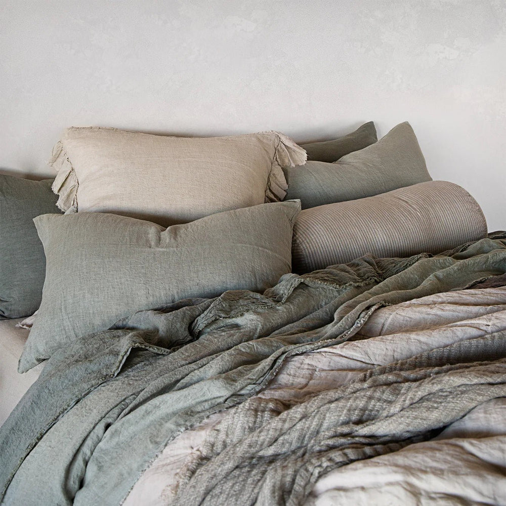 Basix Standard Pillowcase | Argent - Suzie Anderson Home