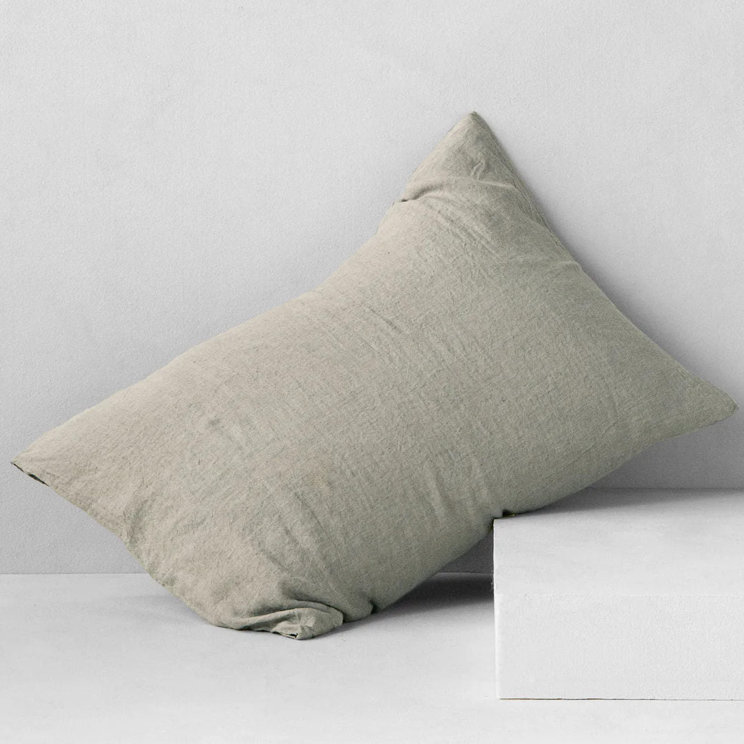 Basix Standard Pillowcase | Argent - Suzie Anderson Home