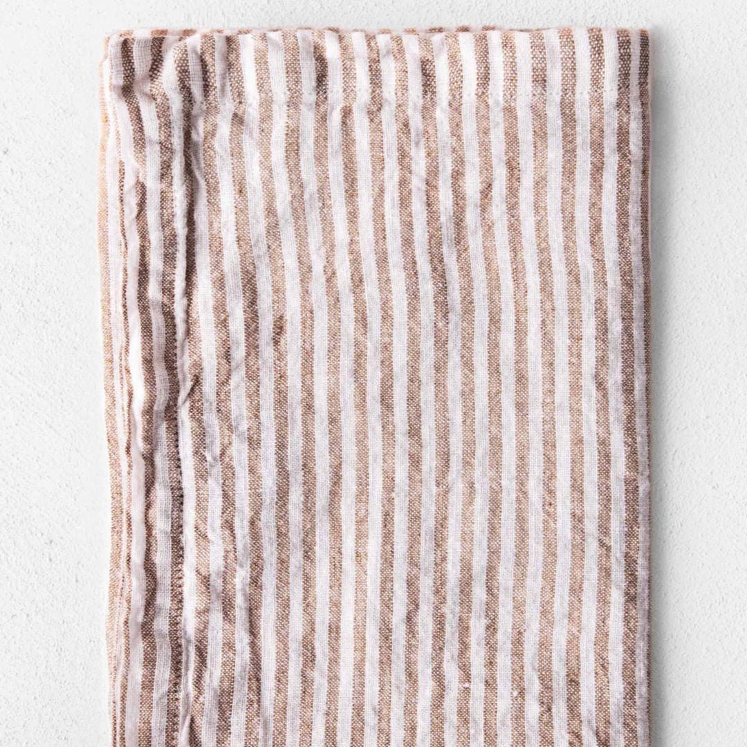 Basix Stripe Linen Napkin | Ayrton/Russo - Suzie Anderson Home