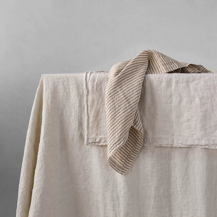 Basix Stripe Napkin | Brun/Sable - Suzie Anderson Home