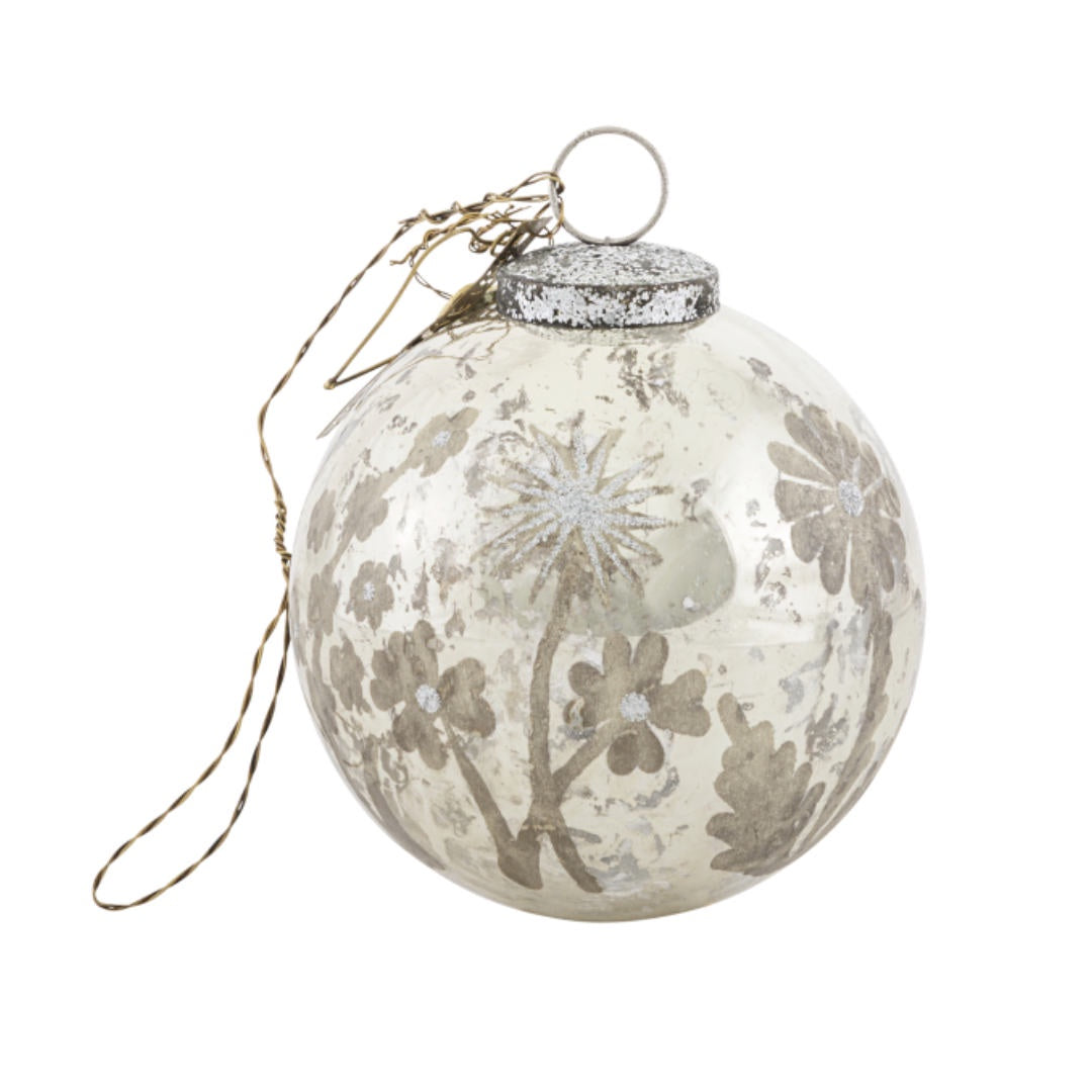 Flower Ball Bauble | 10cm | Hanging Decoration