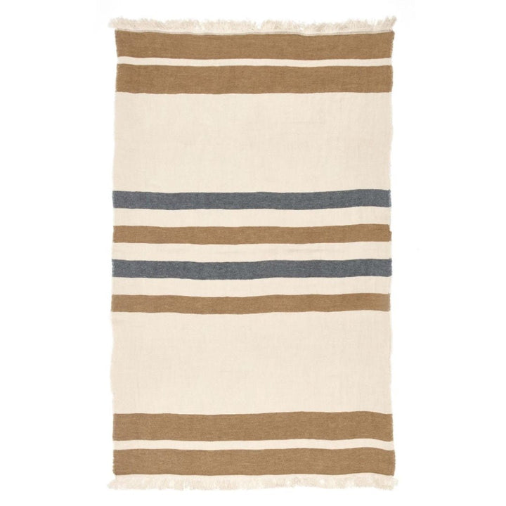 Belgian Fouta Libeco Linen Towel | Dakota Stripe | 110 x 80cm - Suzie Anderson Home