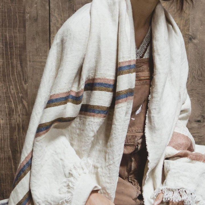 Belgian Libeco Linen Towel Fouta | Laguna Verde | 110x180cm | Libeco Linen - Suzie Anderson Home