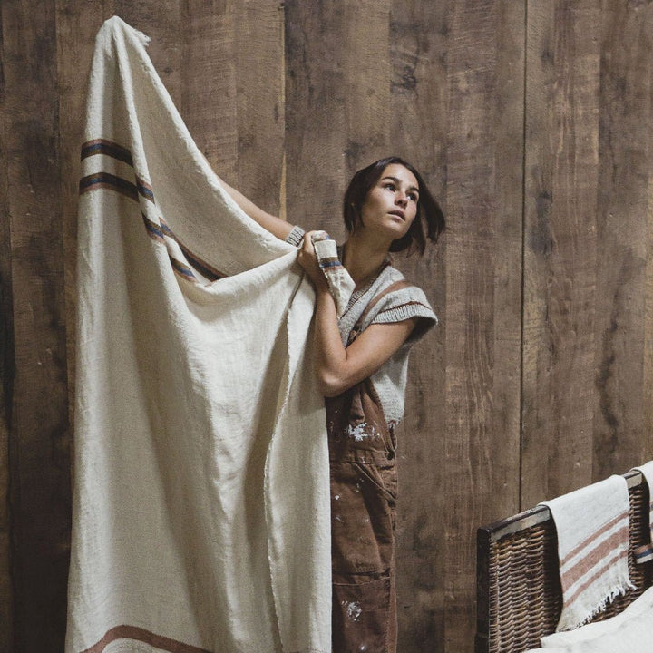 Belgian Libeco Linen Towel Fouta | Laguna Verde | 110x180cm | Libeco Linen - Suzie Anderson Home