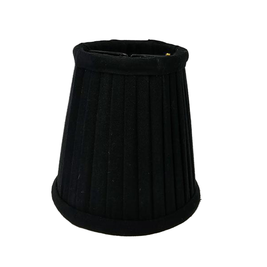 Pleated Lamp Shade | Black