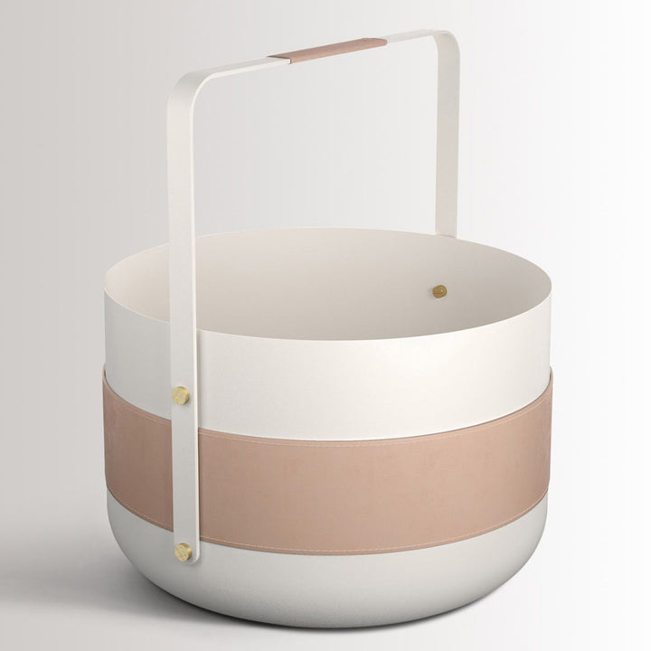 Eldvarm Emma Wood Basket | Blanc
