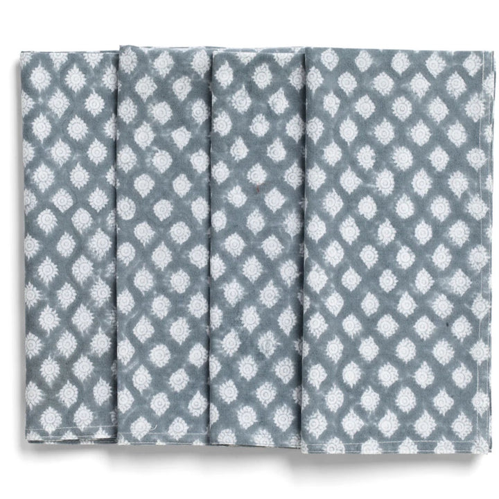 Medallion | Cashmere Blue | Cotton Napkins | SET OF 4