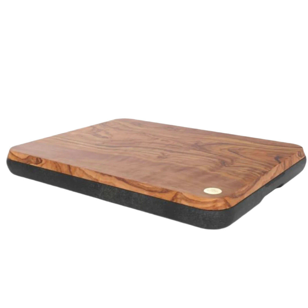 Berard | Millenari Servery Board | Olive Wood & Anthracite Concrete