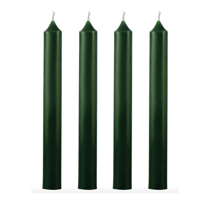 BOX OF 12 Dinner Candle | Vert Forest Green | Made in France (Pay for 11, Get 12) - Suzie Anderson Home