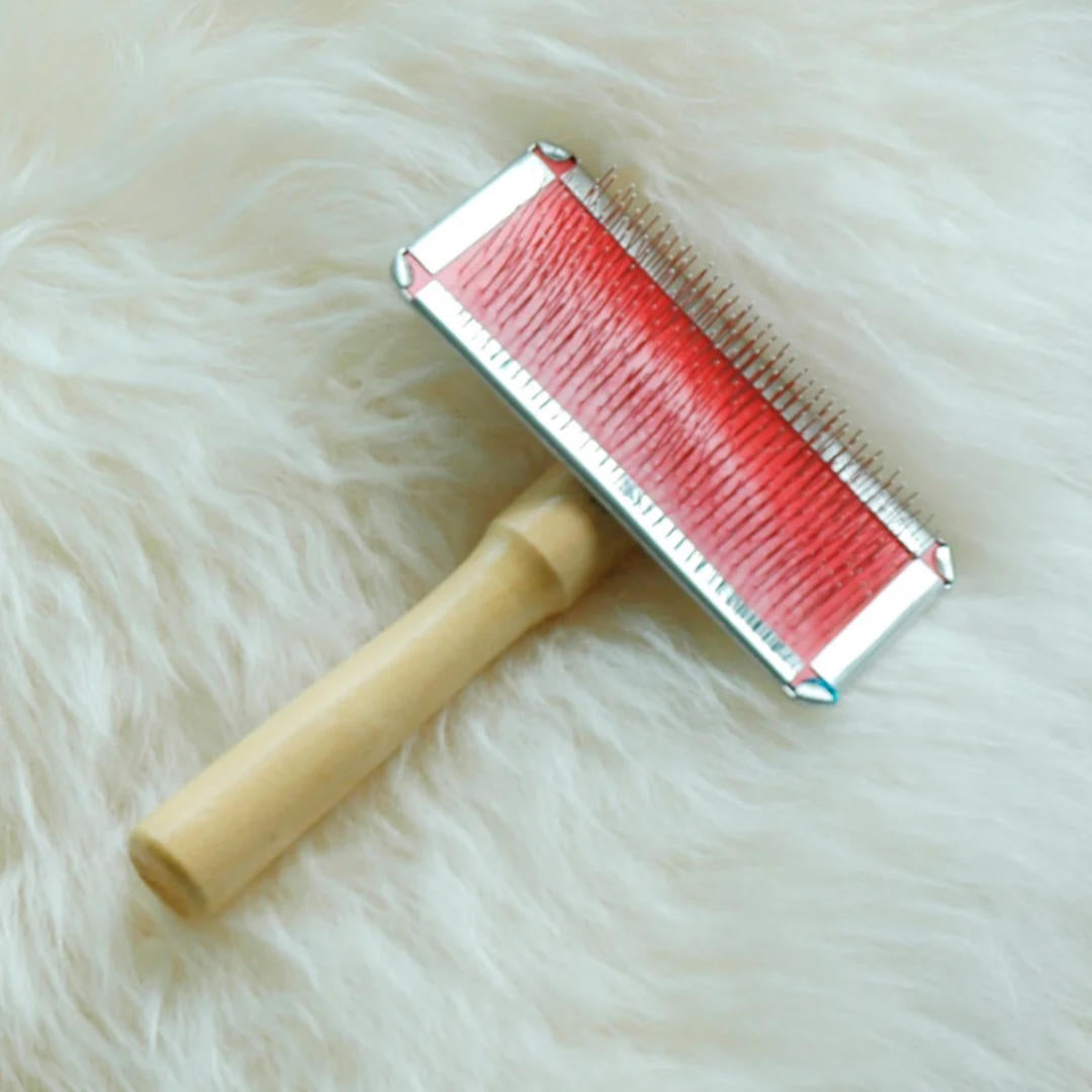 Wire Fibre Brush for Sheepskins