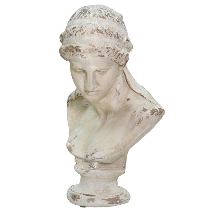 Classic Magnesium Bust Statue of a Man