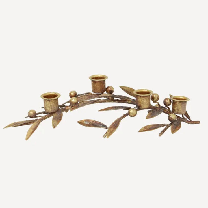 Mistletoe Iron Candleholder | Large