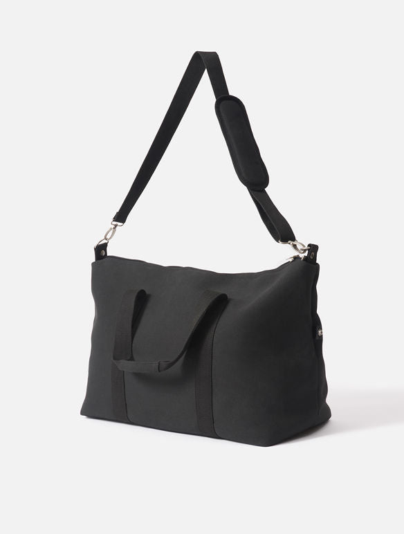 Canvas Weekender Bag | Black 39 x 50 x 24cm - Suzie Anderson Home