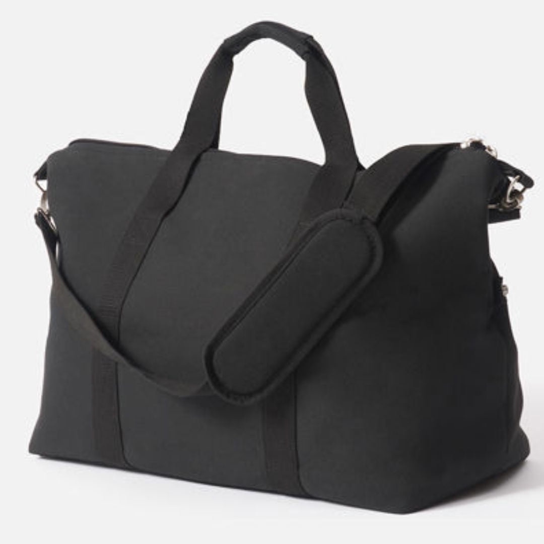 Canvas Weekender Bag | Black 39 x 50 x 24cm - Suzie Anderson Home