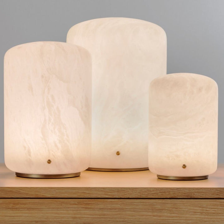 Capsule Alabaster Table Lamp Capsule | 30cm - Suzie Anderson Home