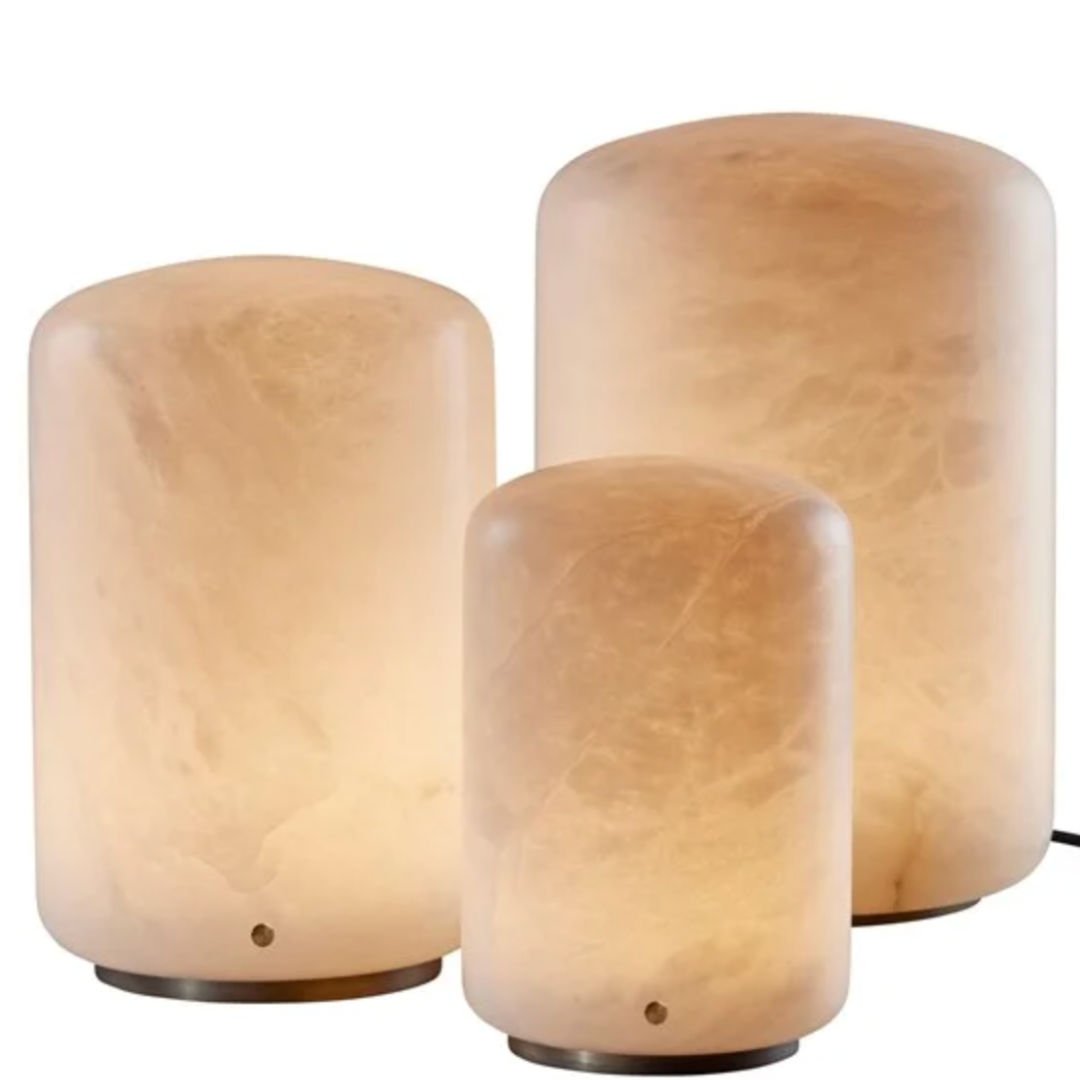 Capsule Alabaster Table Lamp Capsule | 30cm - Suzie Anderson Home