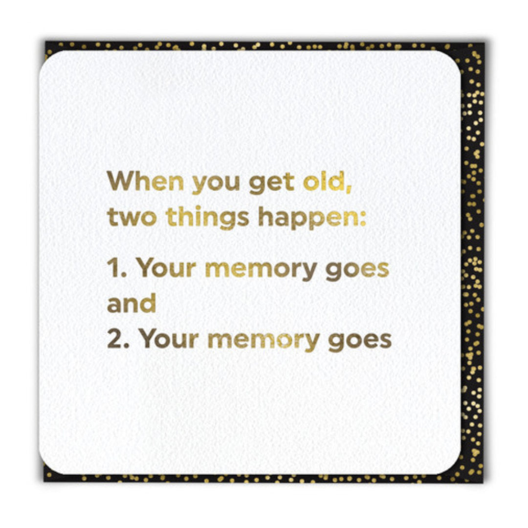 Get Old Two Things | Card & Envelope