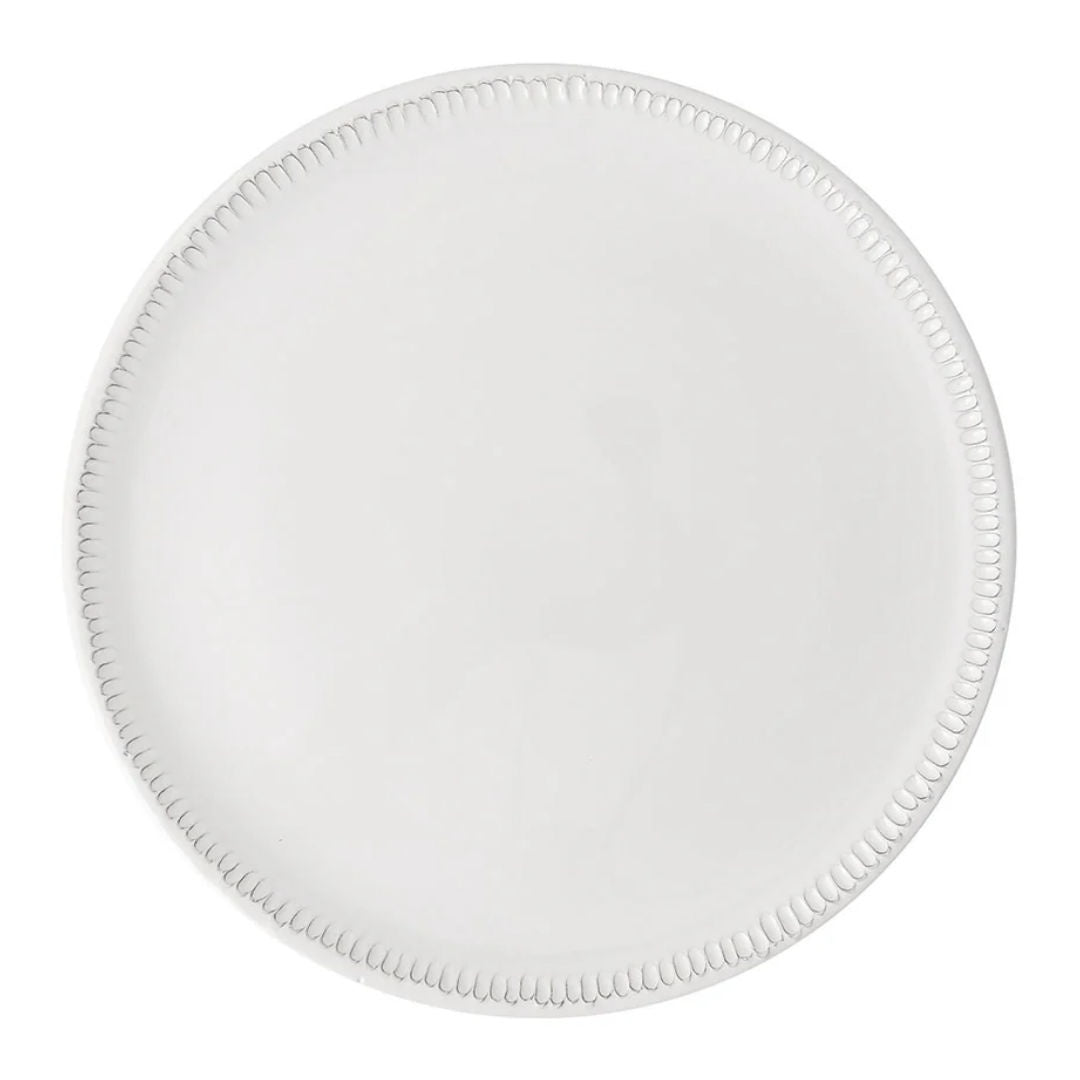 Catenina Round Server 33cm | White - Suzie Anderson Home