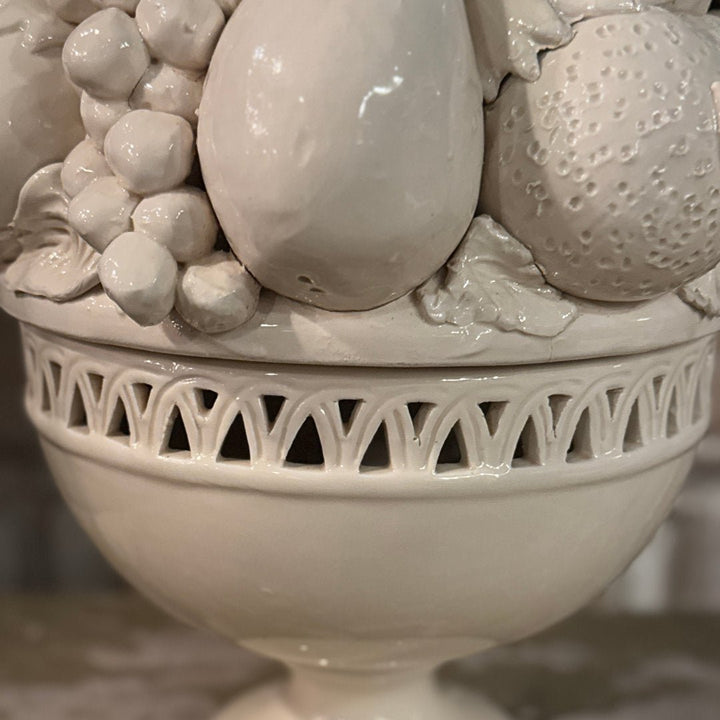 Ceramic Bassano del Grappa Fruit Compote | Italian |1950 - Suzie Anderson Home