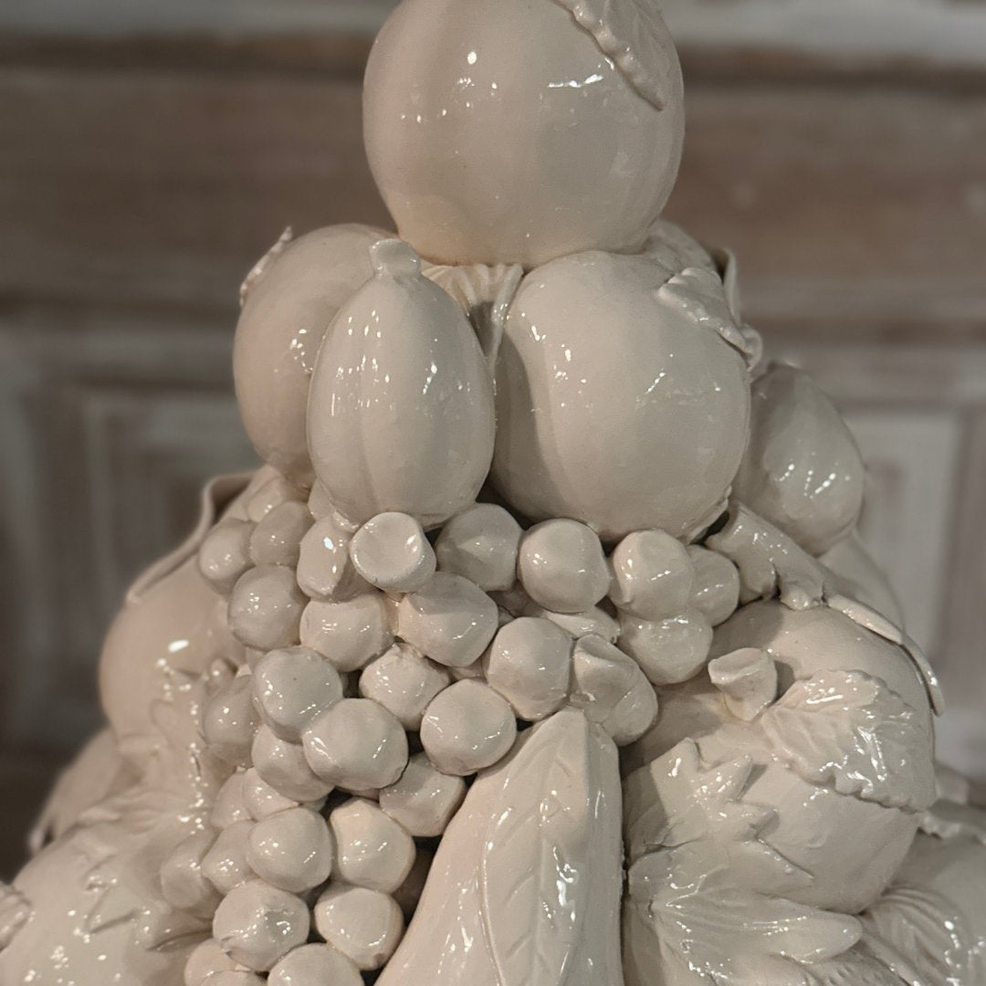 Ceramic Bassano del Grappa Fruit Compote | Italian |1950 - Suzie Anderson Home