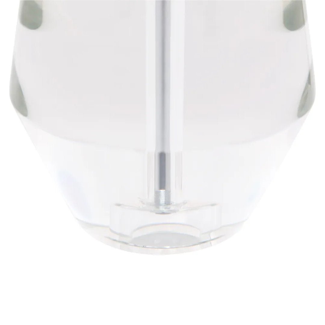 Chizelle Crystal Table Lamp with White Shade | Overall H68 x W42cm - Suzie Anderson Home