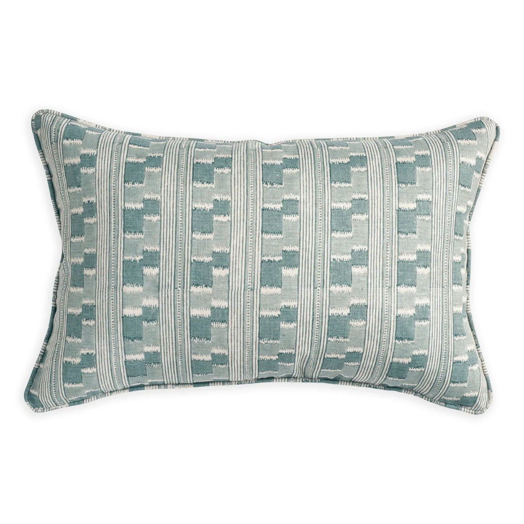 Chowk Celadon Cushion & Insert | 35x55cm