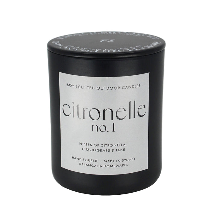 French Signature Burnished Candle | Citronelle No.1