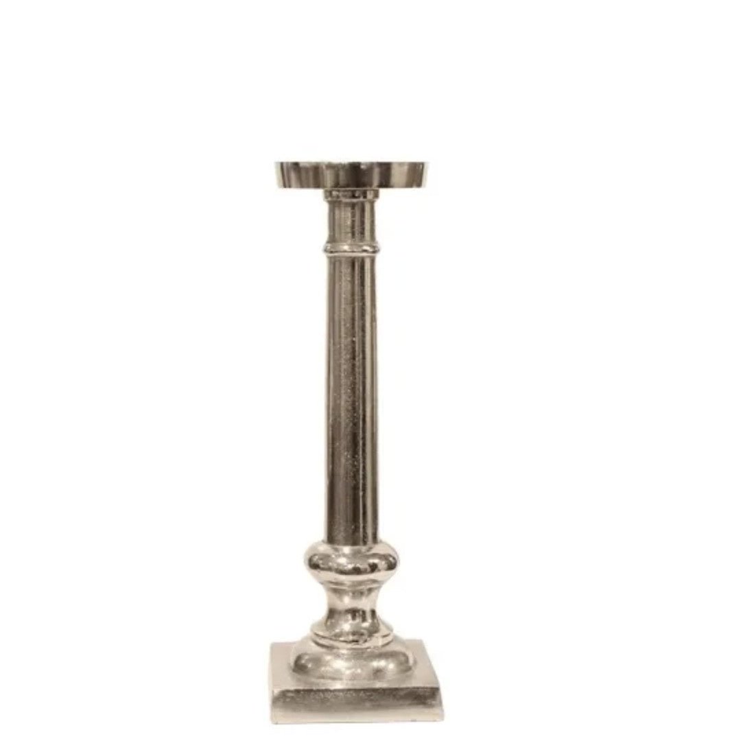 Como Candlestick | Silver #NA - Suzie Anderson Home