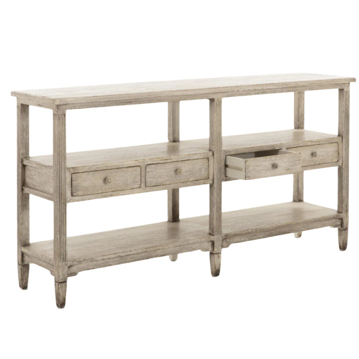 Buckley Reclaimed Pine Console Table | Flamant Belgium | L173 x D42 x H89