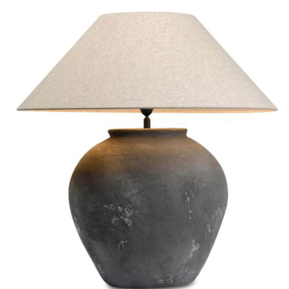 Coronzoli Jug Lamp Base | Grey | W46 x H55cm - Suzie Anderson Home