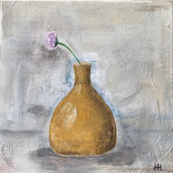 Cosmos | Mixed Paint Medium on Canvas | 25 x 25cm | Laura Hayes