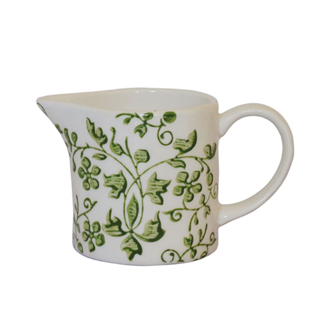 Florentine Ceramic Creamer | Green