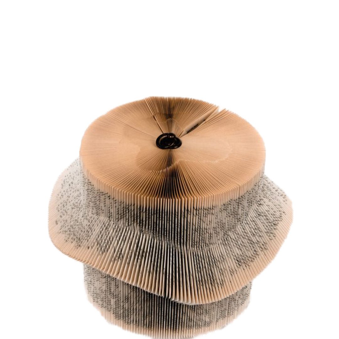 Crizu Book Sculpture Crafted in Italy by Hand | Wave | Small - Suzie Anderson Home