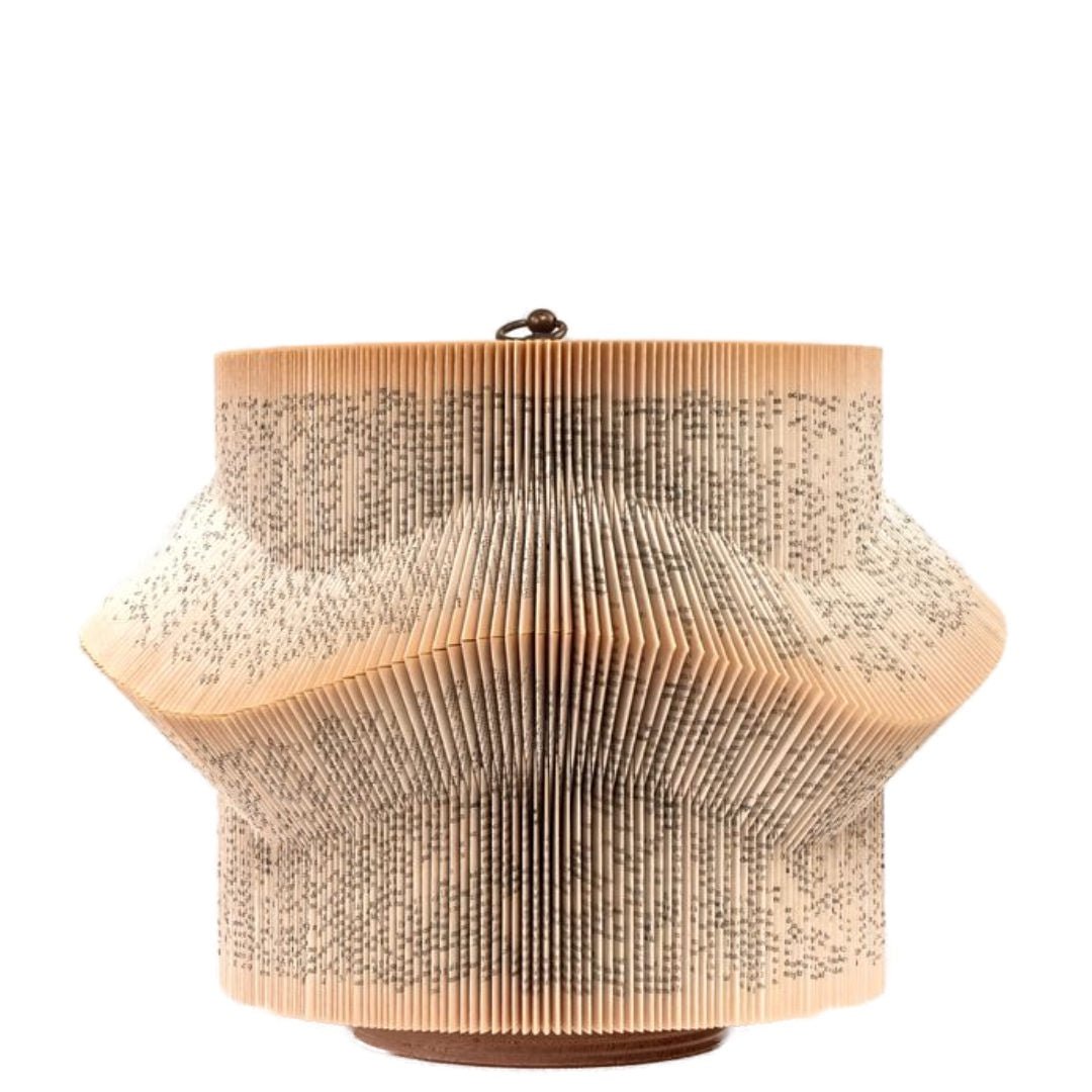 Crizu Book Sculpture Crafted in Italy by Hand | Wave | Small - Suzie Anderson Home