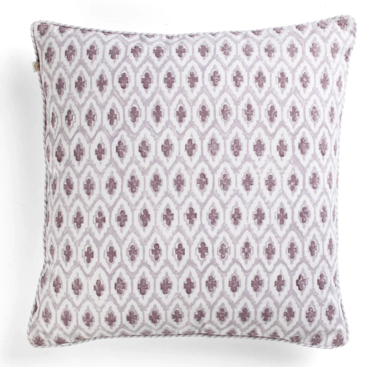 Cross | Cotton Cushion Cover | Lilac | 50x50cm - Suzie Anderson Home