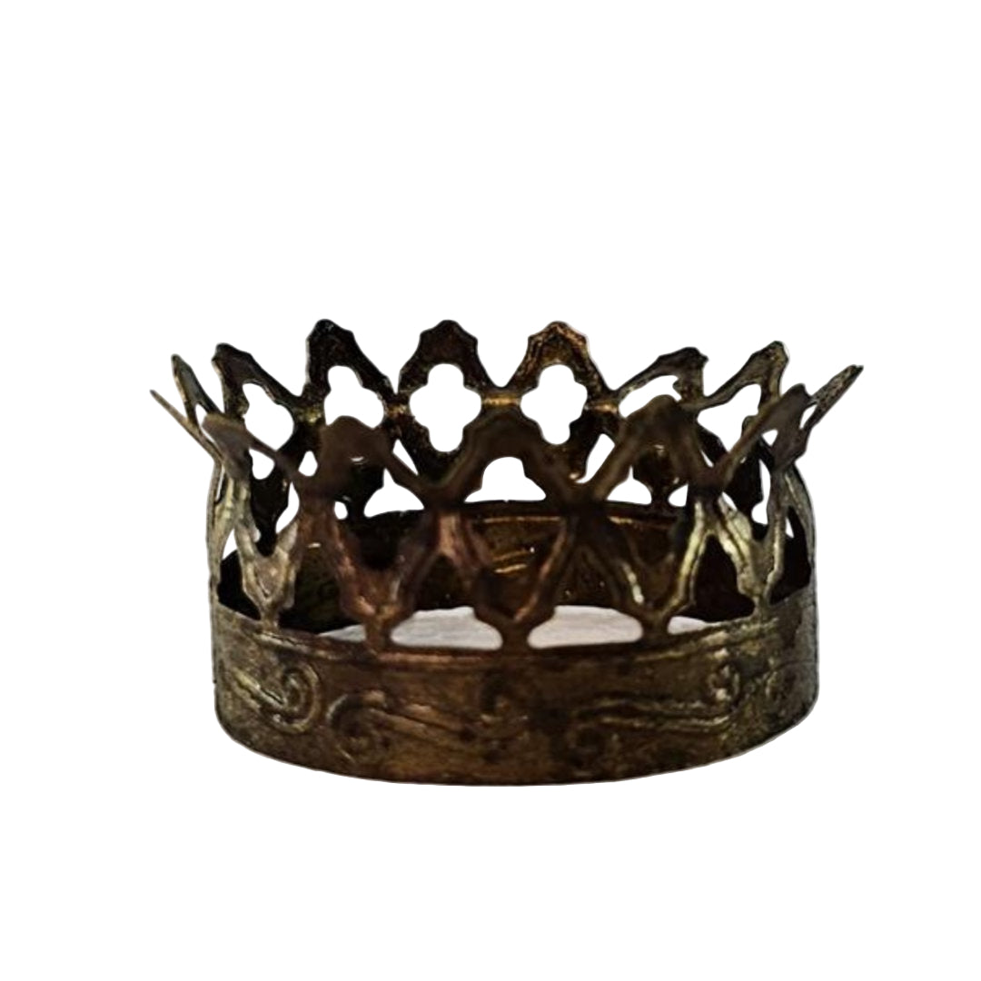 Mini Hastings Crown Antique Gold