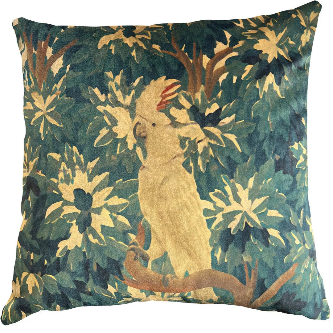 Woven Magic Tapestry with Cockatoo Cushion Cover | 60x60cm