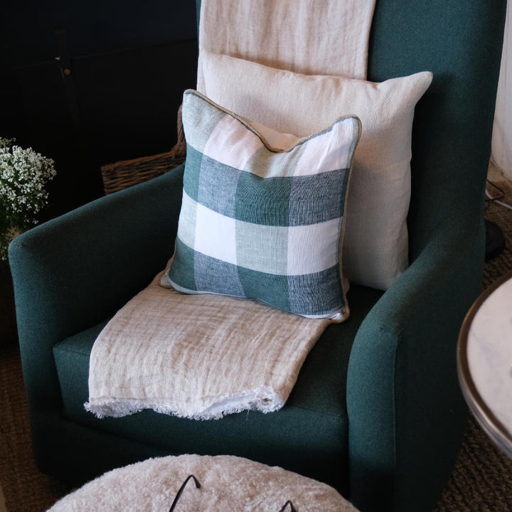 SAH Custom Made Coco Highback Swivel Chair | As seen in Warwick Octavius Evergreen | Also comes in a low back version in a fabric of your choice