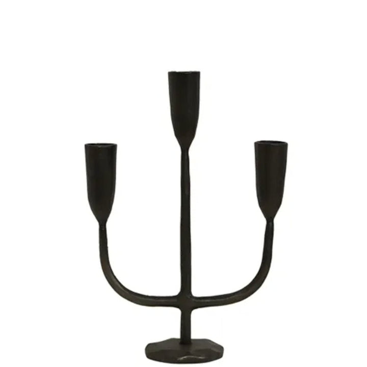 Dax 3 Light Candlestand | Black - Suzie Anderson Home