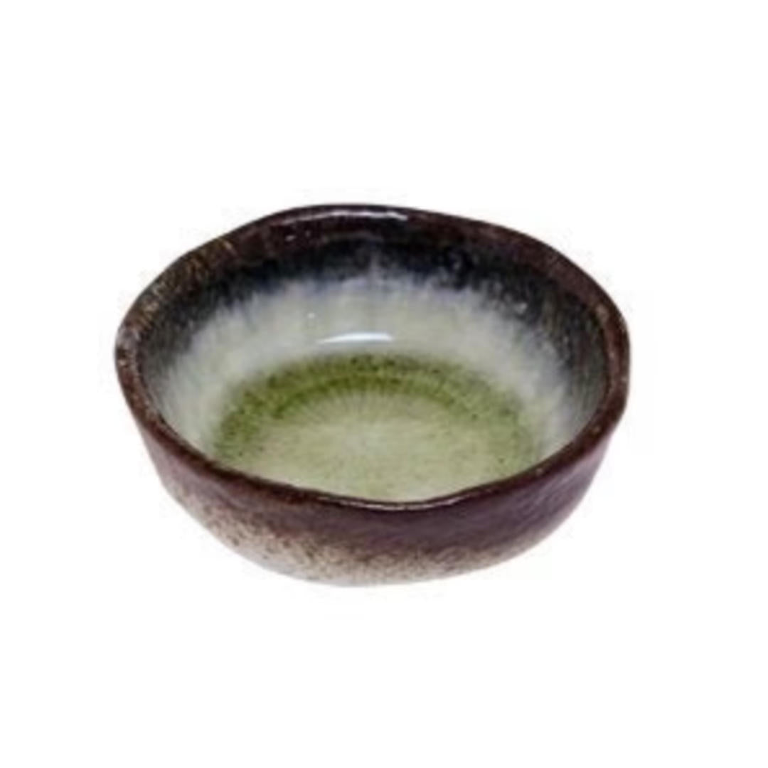 Japanese Iroyu Green Ceramic Dish