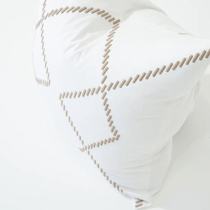Dot Drop Circles White Cushion Cover | 50x50cm - Suzie Anderson Home
