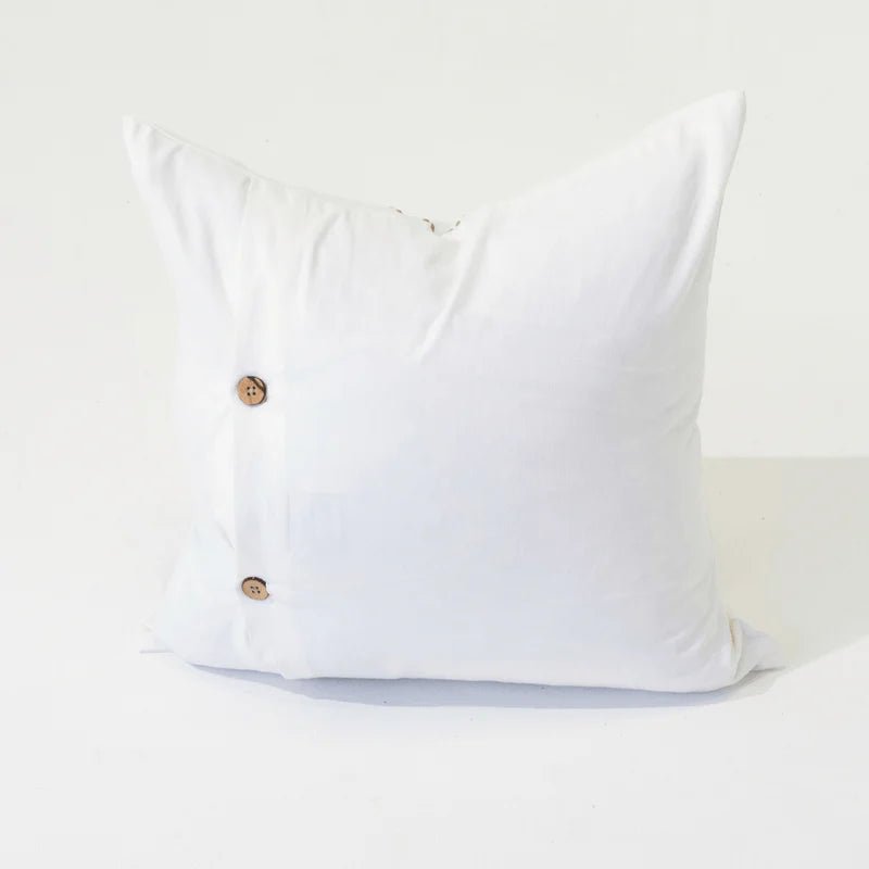 Dot Drop Circles White Cushion Cover | 50x50cm - Suzie Anderson Home