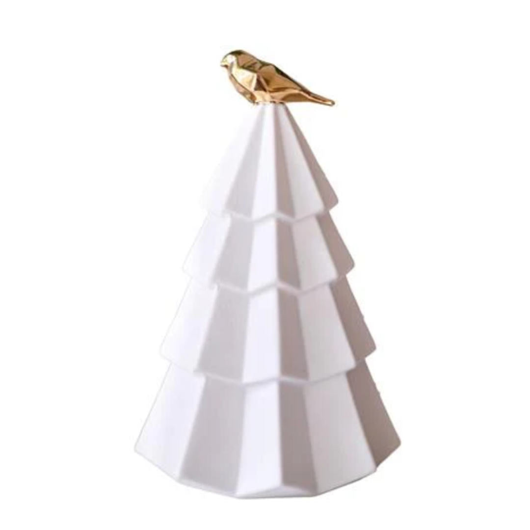 Christmas Tree with Gold Dove