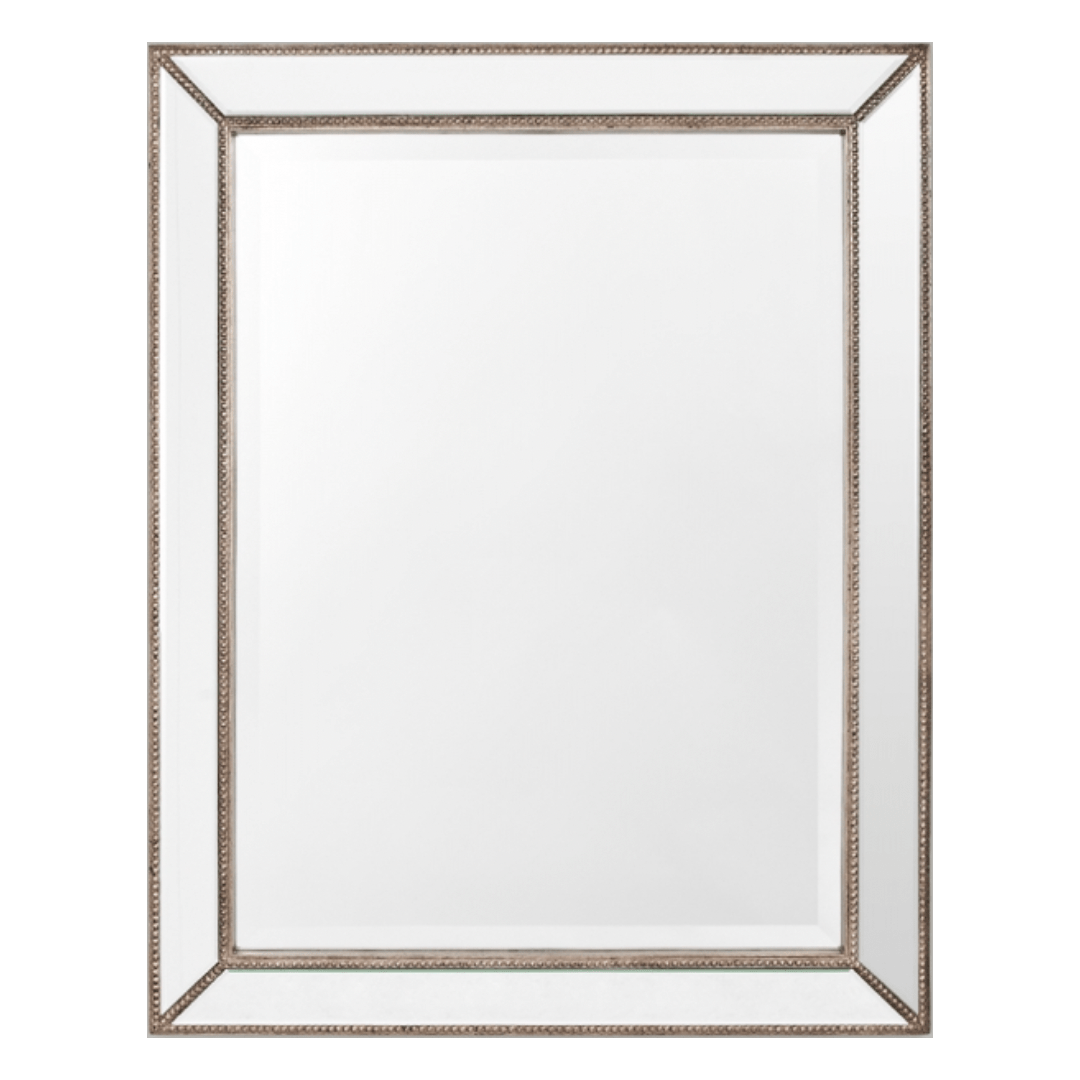 Edify Mirror in Antique Silver Finish | 98cm x 123cm - Suzie Anderson Home