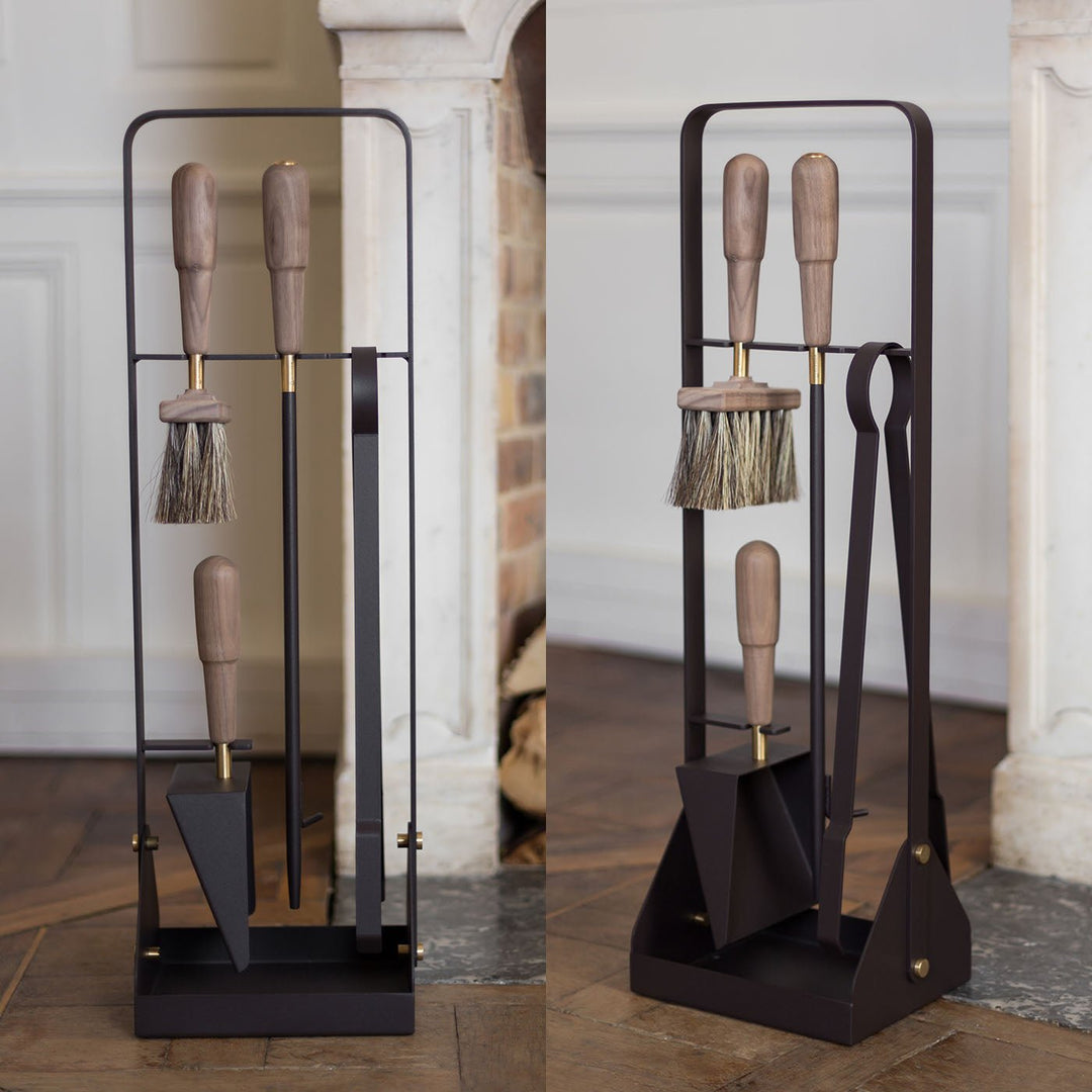 Eldvarm Emma Classique Fire Set | Walnut - Suzie Anderson Home