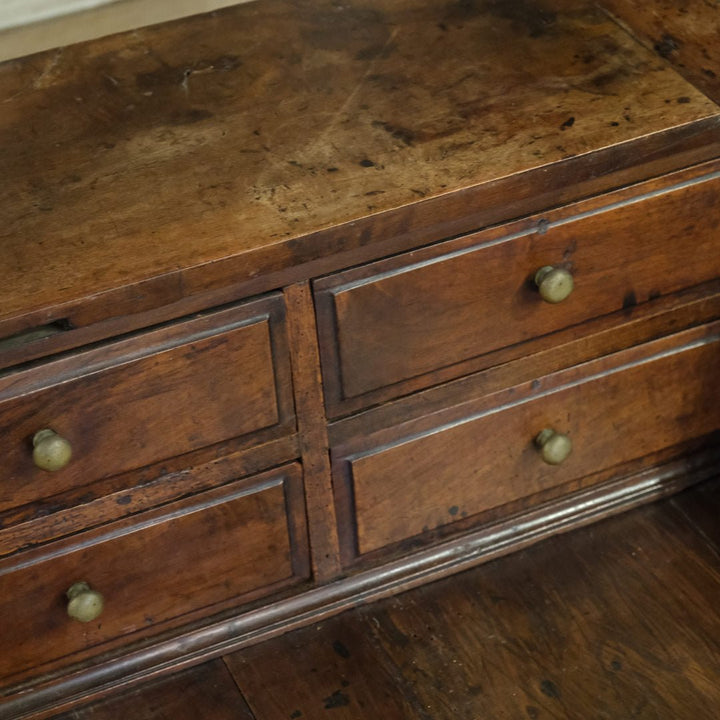 ESTATE| Antique (19th C) French Fruitwood Louis XV style Bureau Fall Front desk - Suzie Anderson Home
